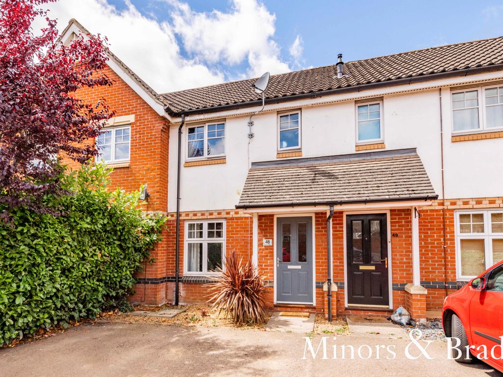 2 bed terraced house for sale in Evans Way, Old Catton, Norwich NR6