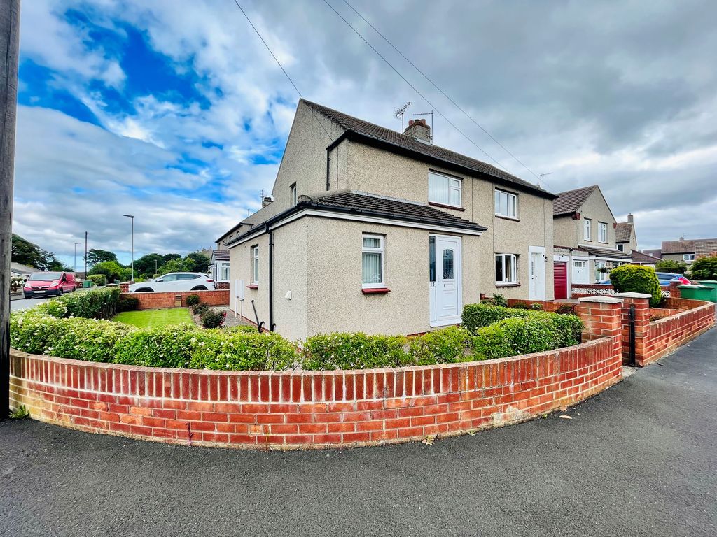 2 bed semidetached house for sale in Castle View, Amble, Morpeth NE65