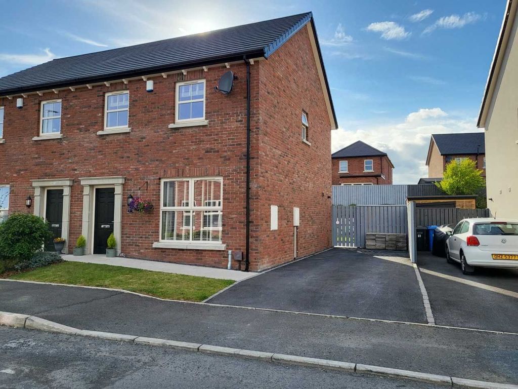 3 bed semidetached house for sale in Helens Wood Way, Bangor, County