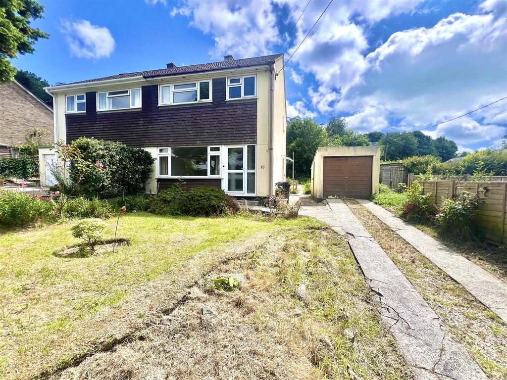 3 bed semidetached house for sale in Grove Road, Trewoon, St. Austell PL25, £210,000 Zoopla