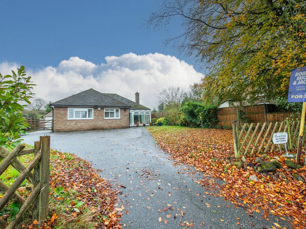 4 bed bungalow for sale in Wrotham Road, South Street, Meopham, Kent