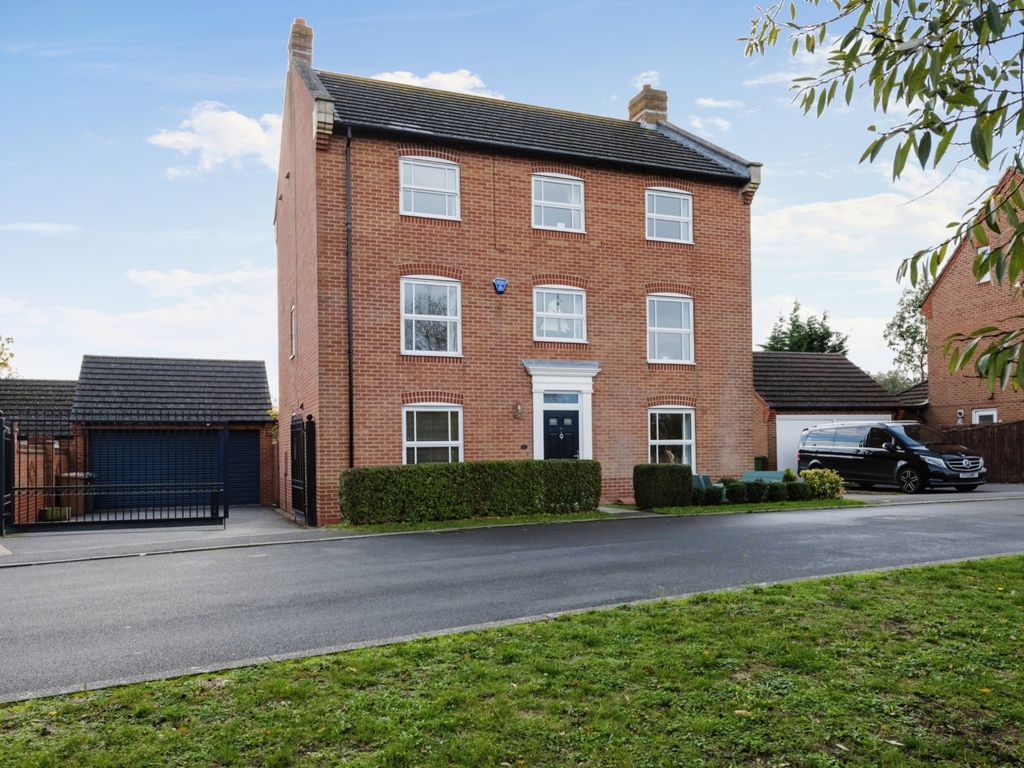 5 bed detached house for sale in Lake Views West Water Crescent, Hampton Vale, Peterborough