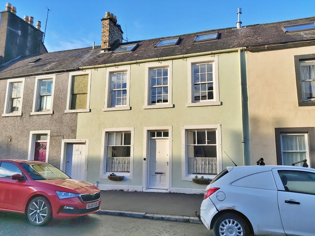 3 bed terraced house for sale in Castle Street, Kirkcudbright DG6, £
