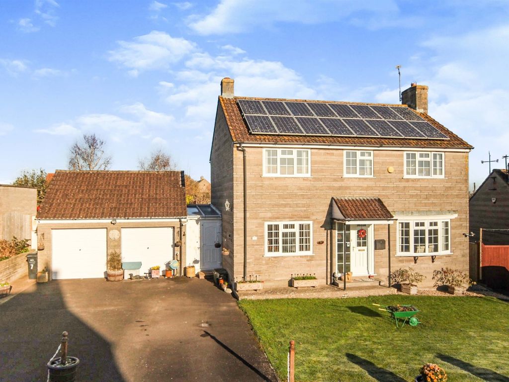 4 bed detached house for sale in Playses Green, Hambridge, Langport