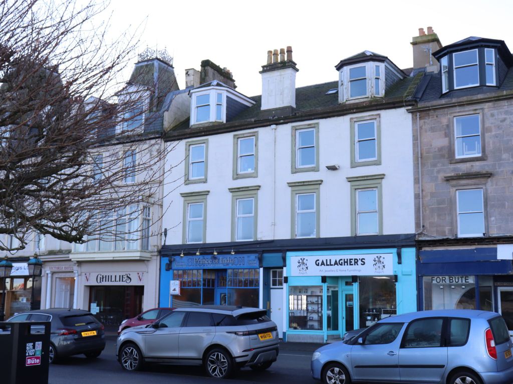 2 bed flat for sale in 2/2, 65 Victoria Street, Rothesay PA20, £80,000
