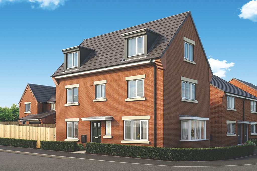 New home, 4 bed detached house for sale in "The Overton" at Harwood