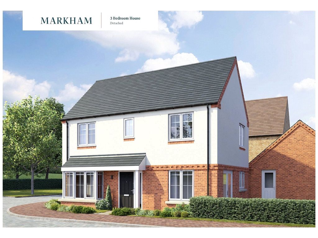 3 bed detached house for sale in Plot 12 Markham, Bracken Fields
