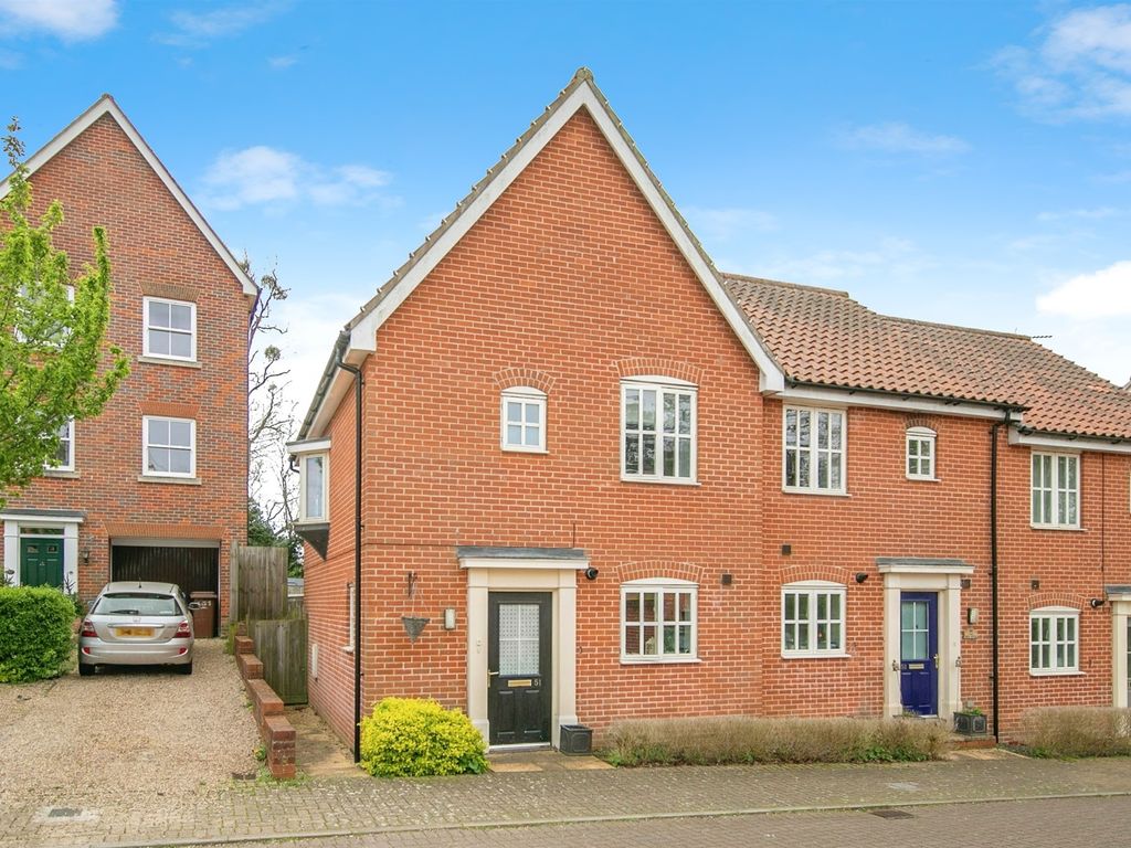 3 bed end terrace house for sale in The Albany, Ipswich IP4, £150,000