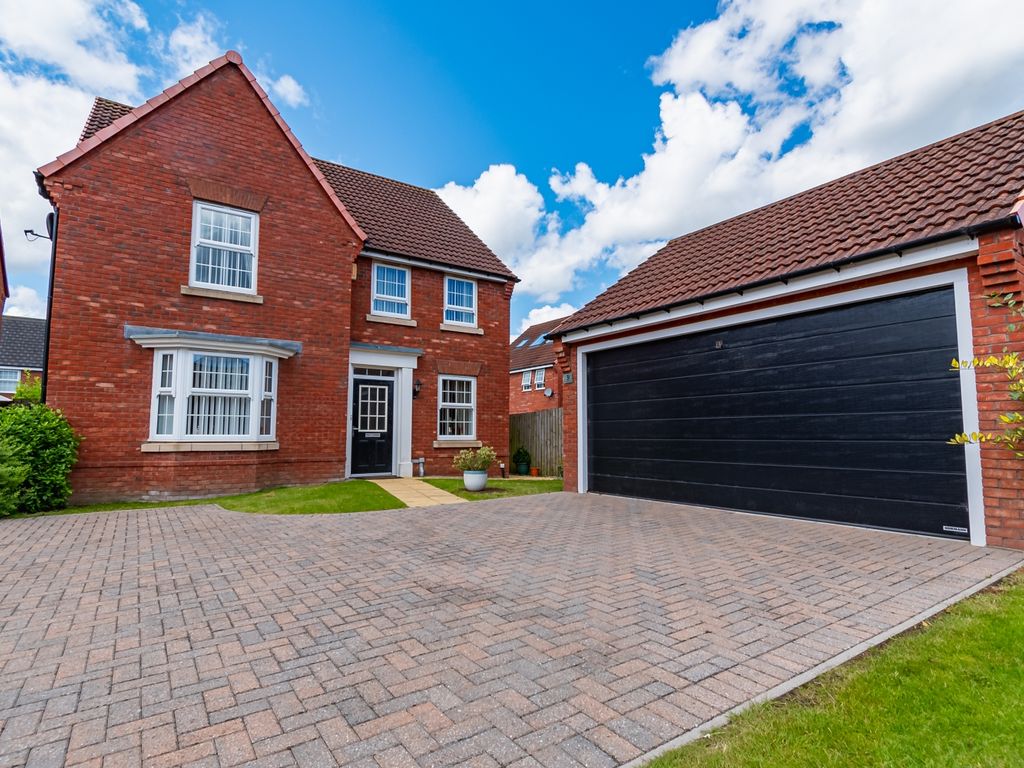 4 bed detached house for sale in Bretton Close, Washington, Tyne And