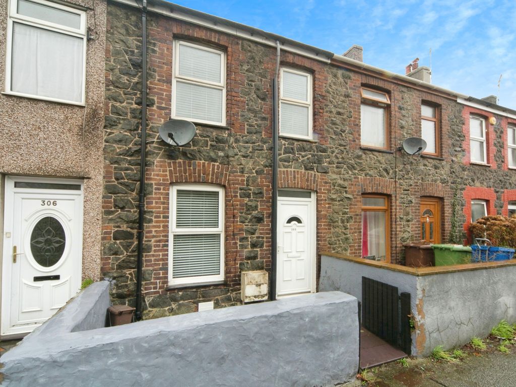 2 bed terraced house for sale in Caernarfon Road, Bangor, Gwynedd LL57