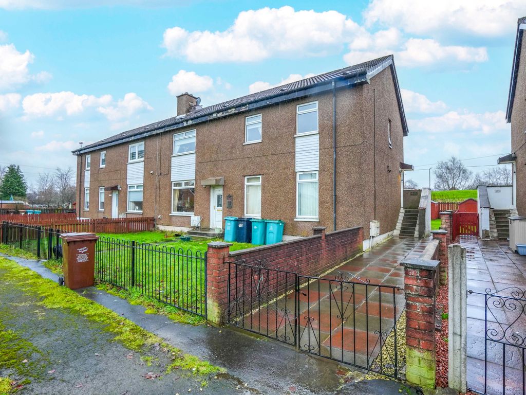 3 bed flat for sale in Wrangholm Drive, Carfin, Motherwell ML1, £85,000