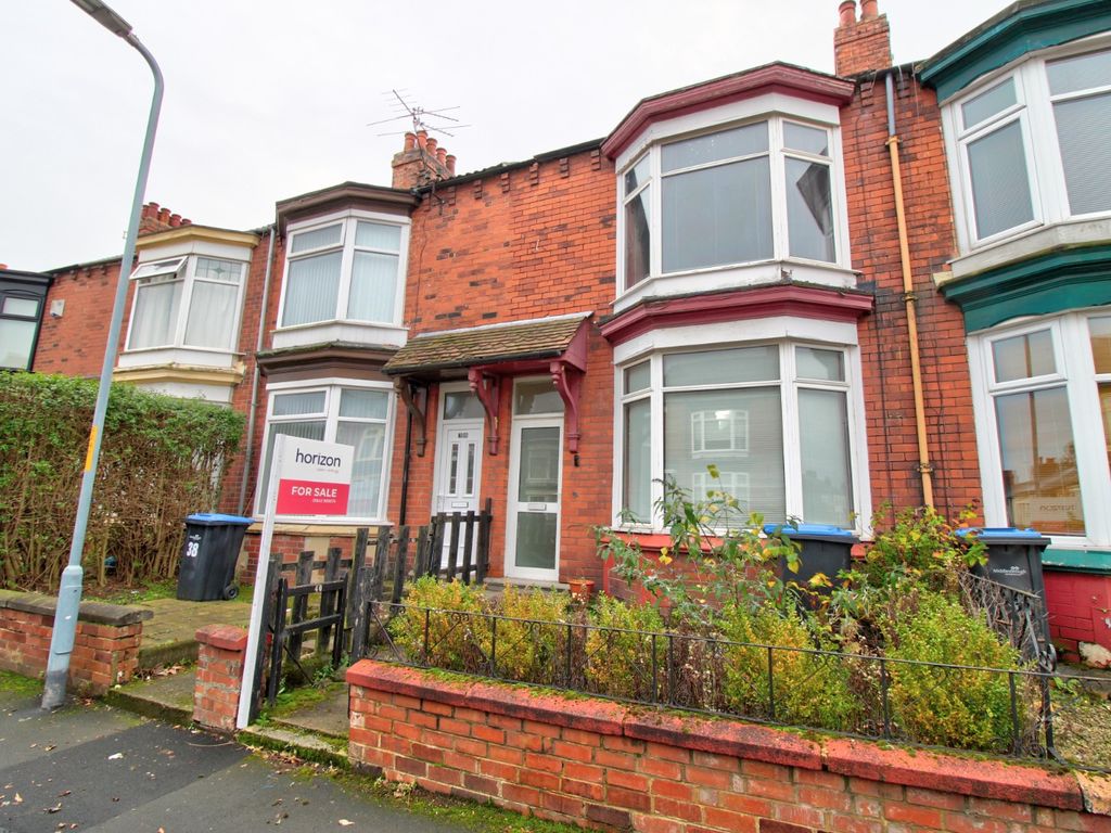 3 bed terraced house for sale in Rockliffe Road, Middlesbrough TS5, £