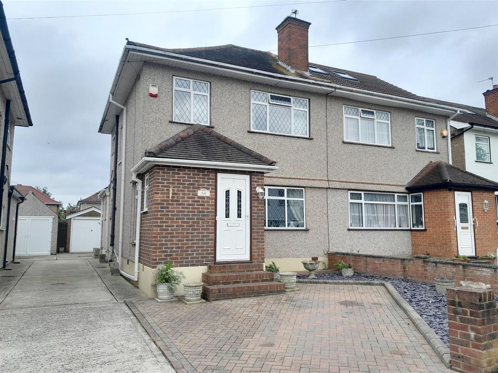 3 bed semidetached house for sale in Hurstfield Crescent, Hayes UB4, £