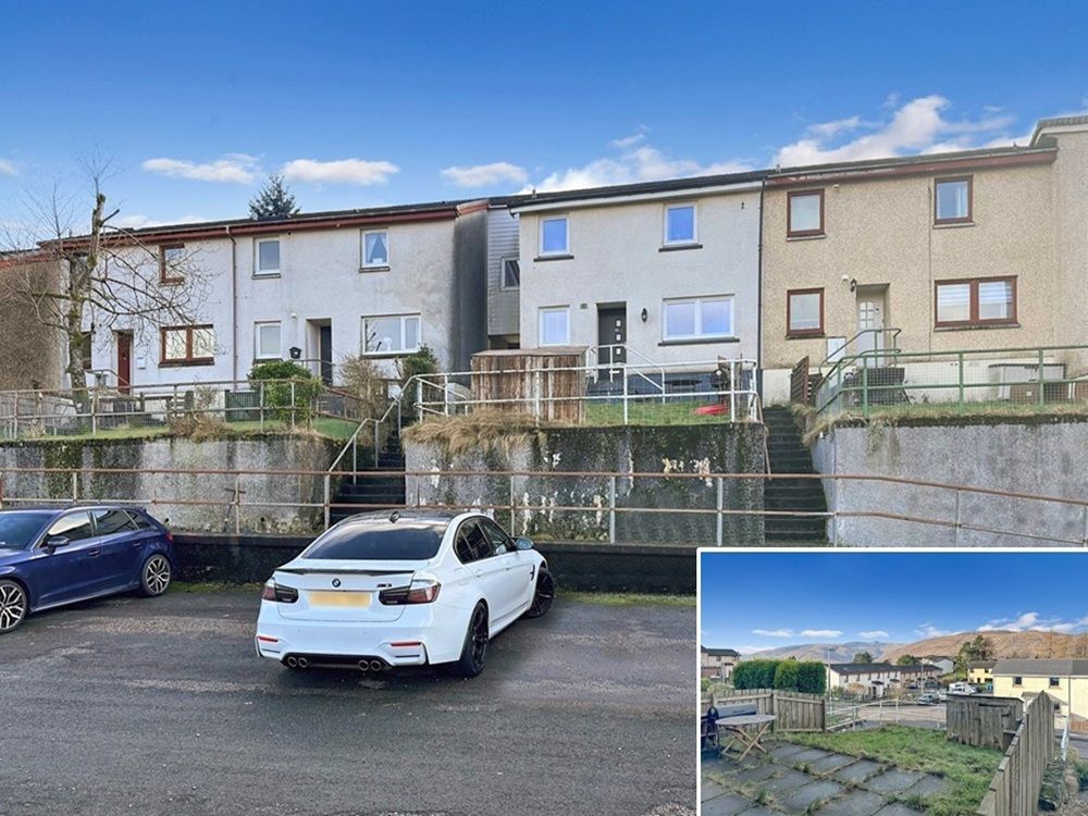 3 bed terraced house for sale in Angus Crescent, Fort William PH33, £