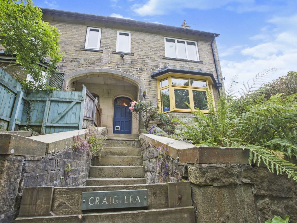3 bed semidetached house for sale in Windsor Road, Hebden Bridge, West