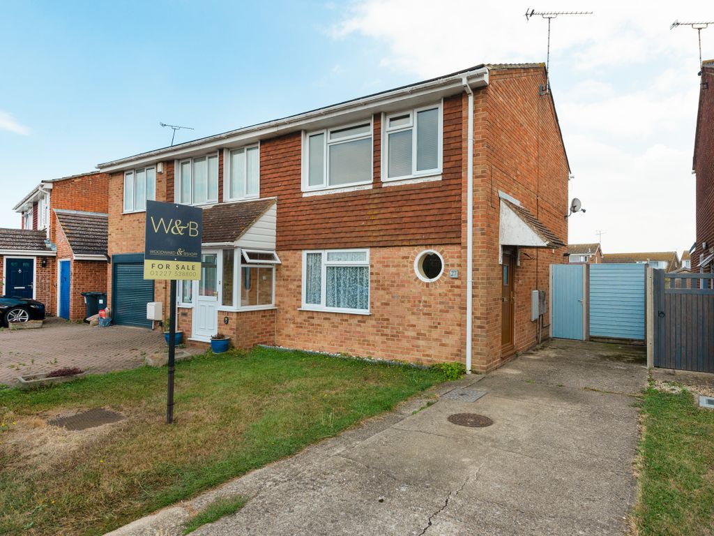 3 bed semidetached house for sale in Wrentham Avenue, Herne Bay, Kent
