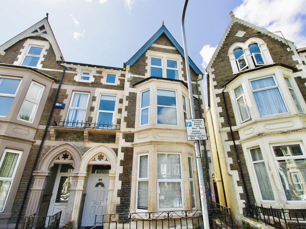 1 bed flat for sale in Connaught Road, Roath, Cardiff CF24, £140,000
