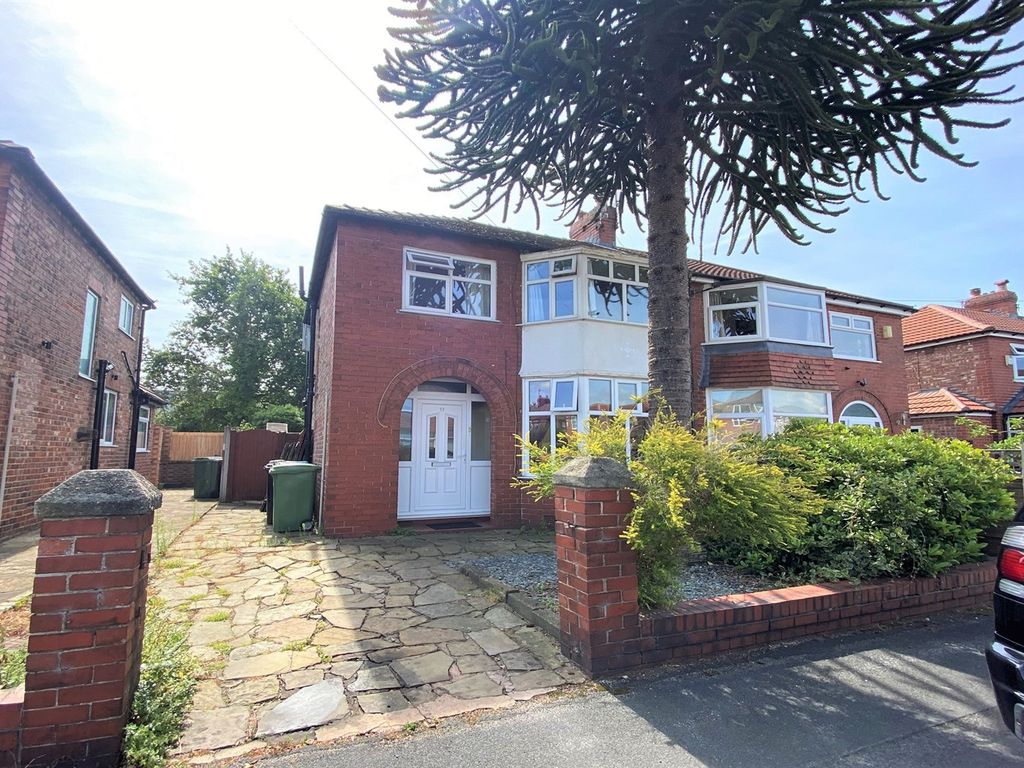 3 bed semidetached house for sale in Downs Drive, Timperley