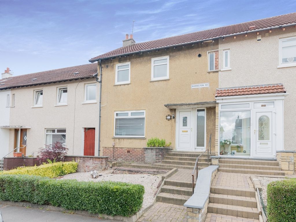 3 bed terraced house for sale in Burrelton Road, Glasgow G43, £180,000