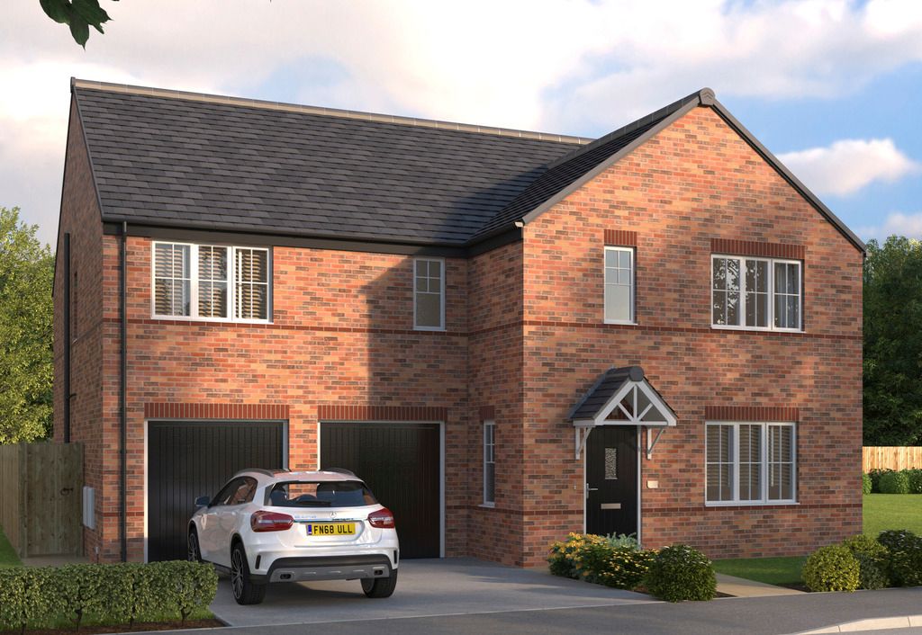 New home, 5 bed detached house for sale in "The Cromford" at Main