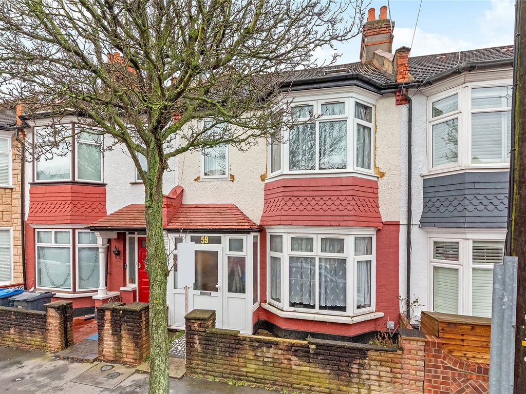 4 bed terraced house for sale in Stratford Road, Thornton Heath CR7, £