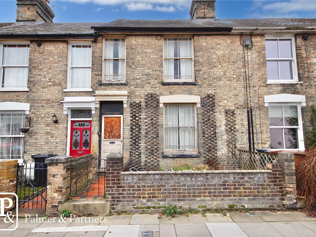 3 bed terraced house for sale in Cemetery Road, Ipswich, Suffolk IP4, £