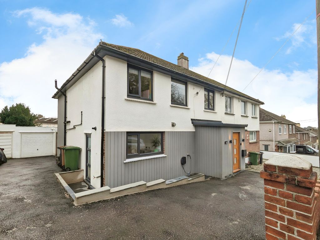 4 bed semidetached house for sale in Torridge Road, Plymouth PL7, £