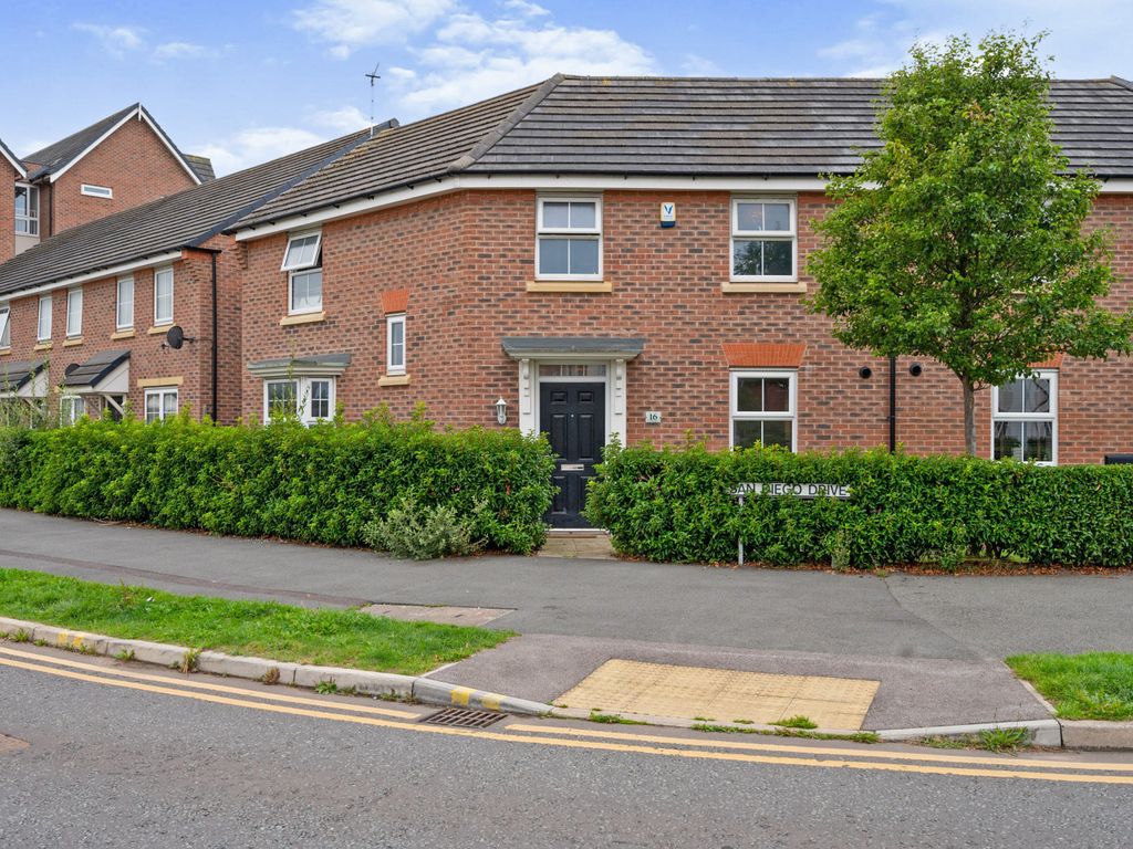 3 bed semidetached house for sale in San Diego Drive, Great Sankey