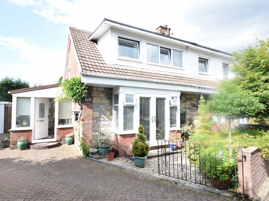 3 bed semidetached house for sale in Cherry Grove, Crumlin, Newport
