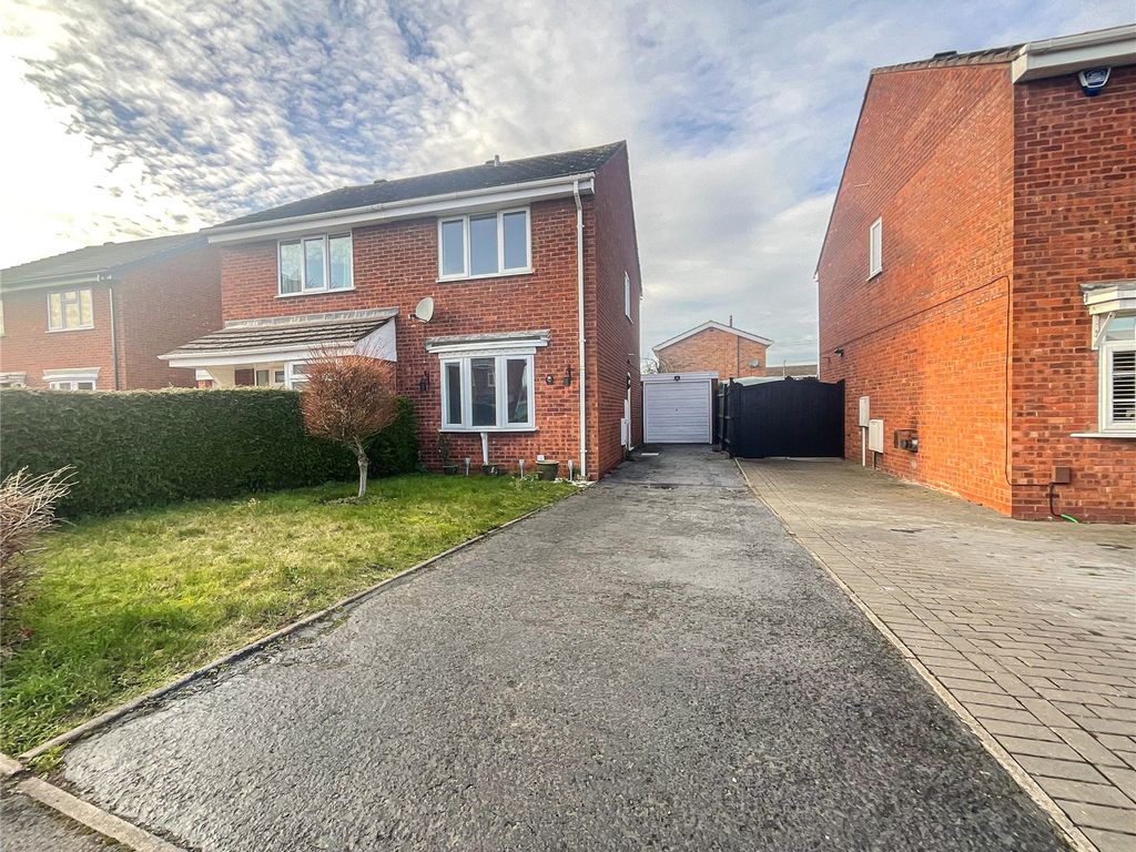 2 bed semidetached house for sale in Newstead, Tamworth, Staffordshire