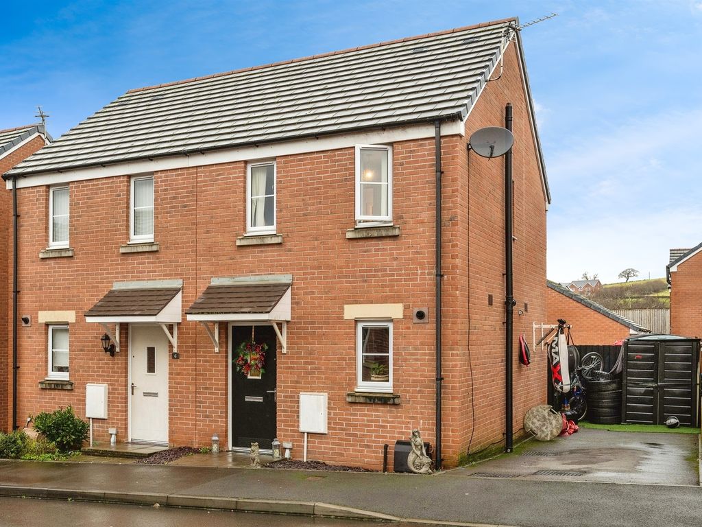 2 bed semidetached house for sale in Maes Brynach, Brynmenyn, Bridgend