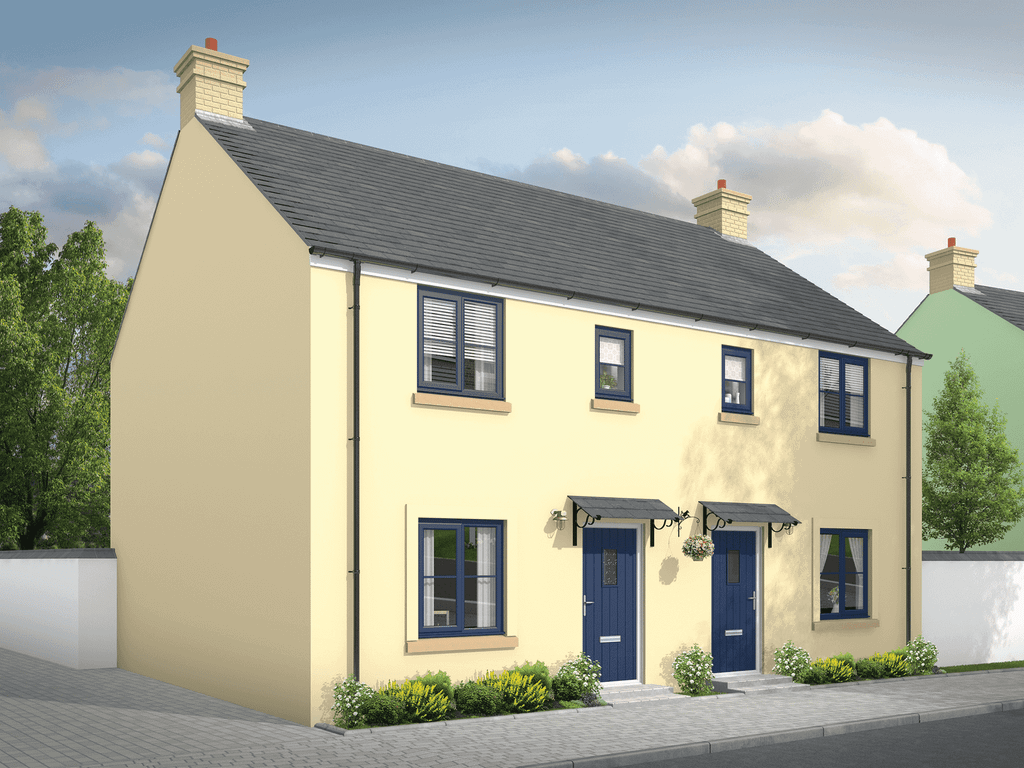 New home, 3 bed semidetached house for sale in "The Levant Nansledan