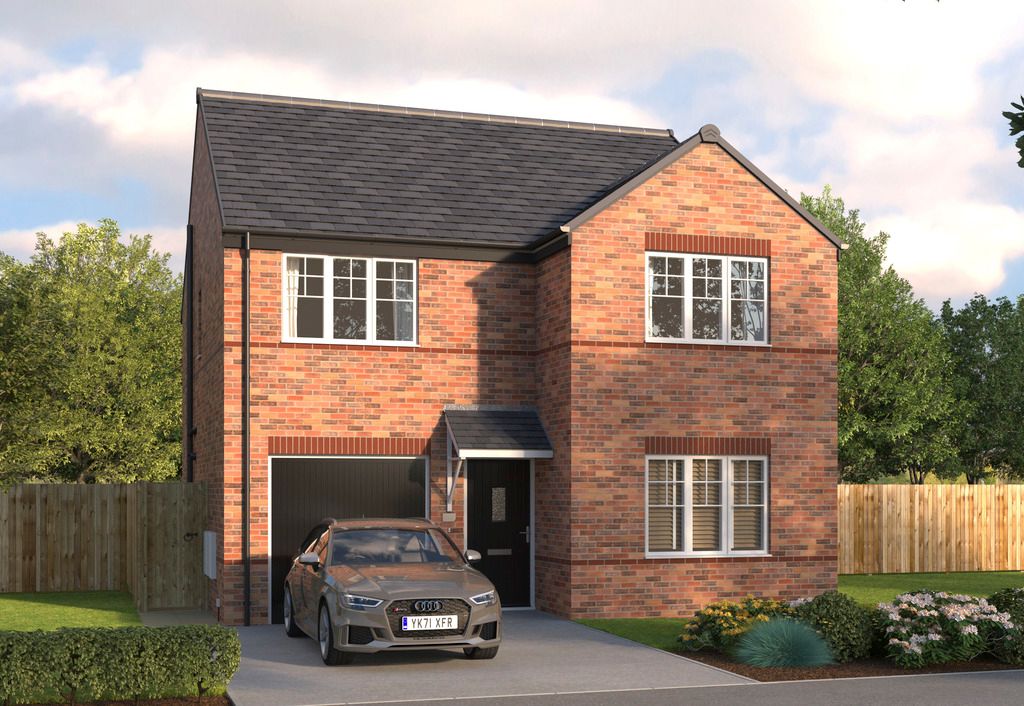 New home, 4 bed detached house for sale in "The Wentbridge" at Tibshelf