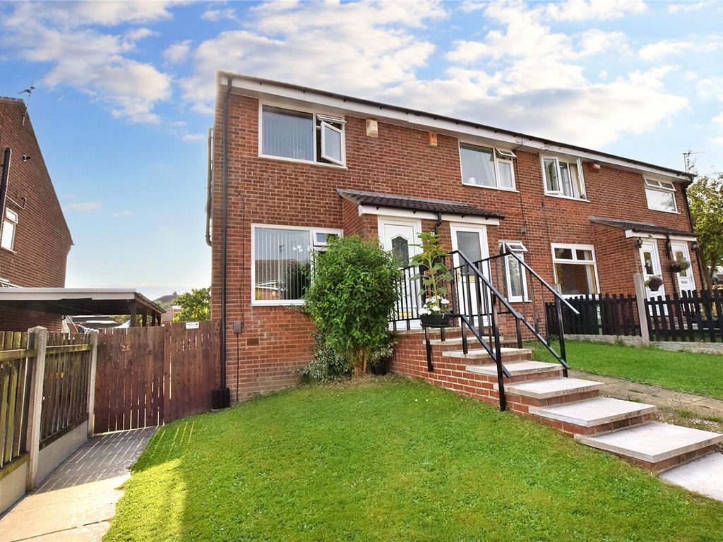 2 bed terraced house for sale in Wood Grove, Farnley, Leeds LS12, £
