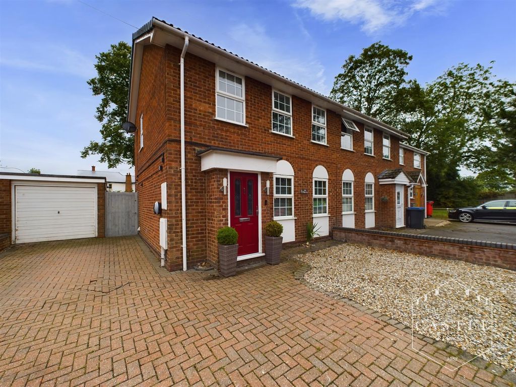 3 bed semidetached house for sale in The Ridgeway, Burbage, Hinckley