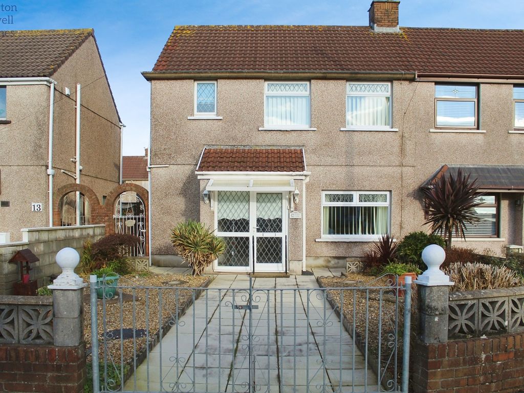 3 bed semidetached house for sale in Jasmine Close, Port Talbot, Neath