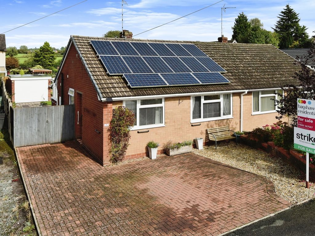 2 bed semidetached bungalow for sale in Derwent Drive, Cheadle, Stoke