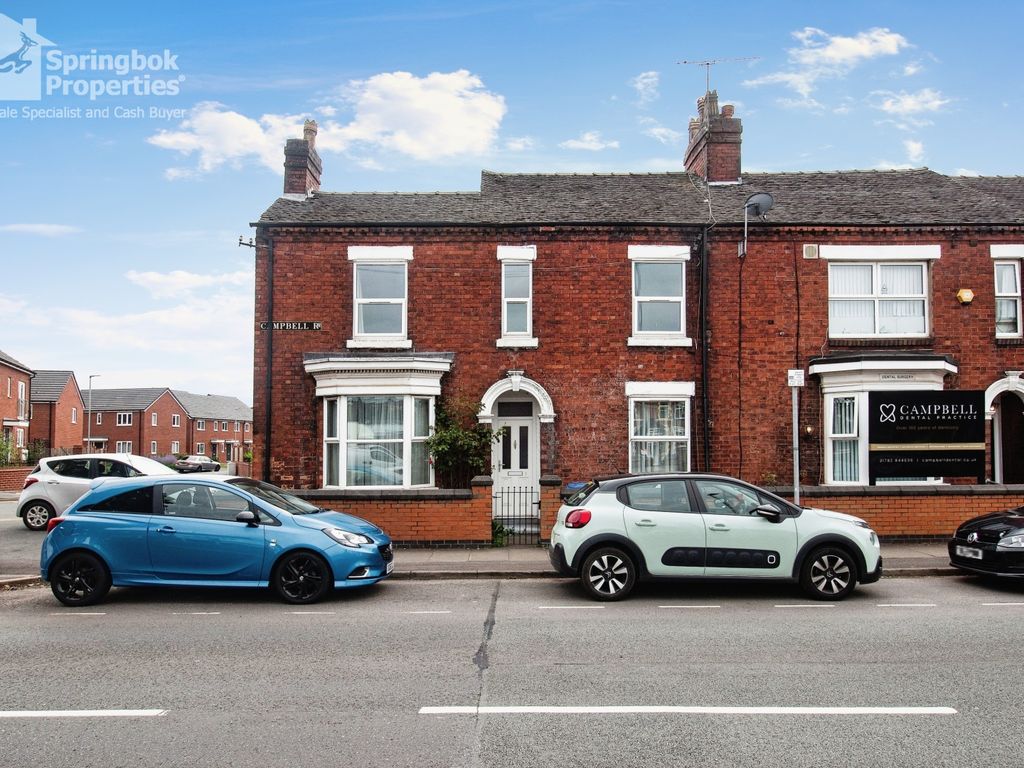 3 bed terraced house for sale in Campbell Road, StokeOnTrent, Staffordshire ST4, £110,000 Zoopla