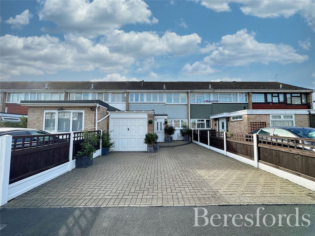3 bed terraced house for sale in Stansted Close, Hornchurch RM12, £