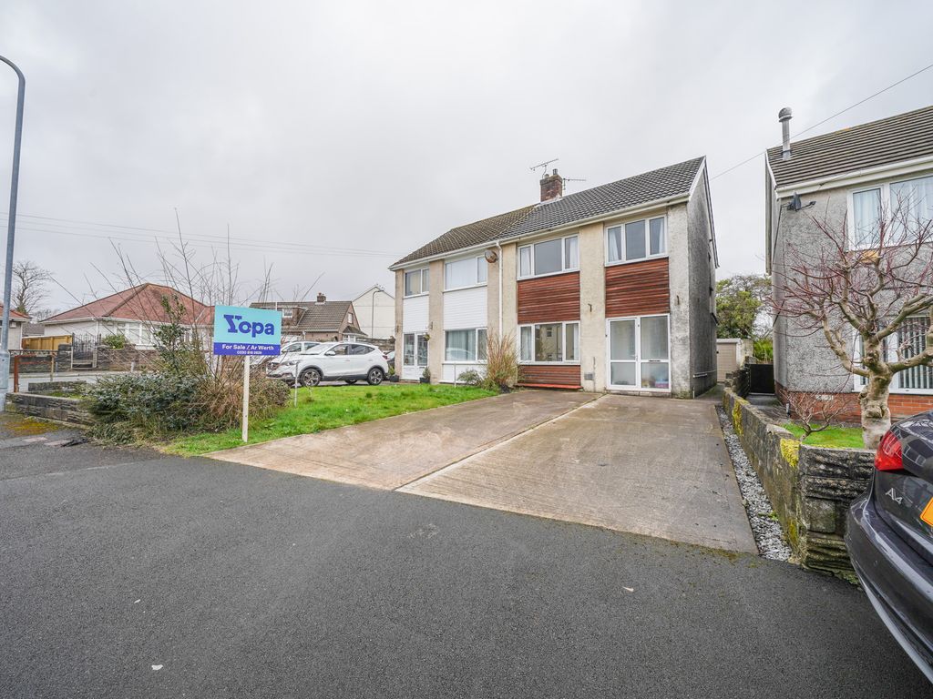 3 bed semidetached house for sale in Weig Lane, Gendros, Swansea SA5