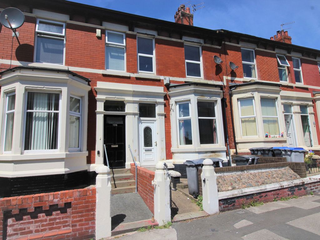 3 bed terraced house for sale in Palatine Road, Blackpool FY1, £110,000
