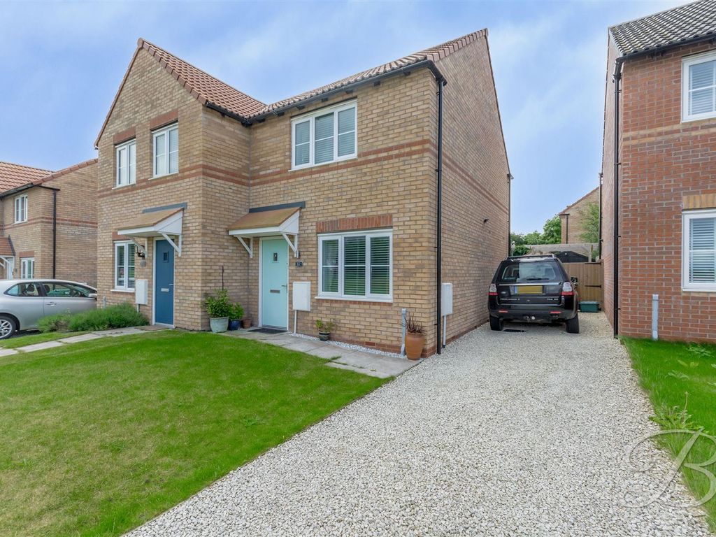2 bed semidetached house for sale in Banksman Way, New Ollerton