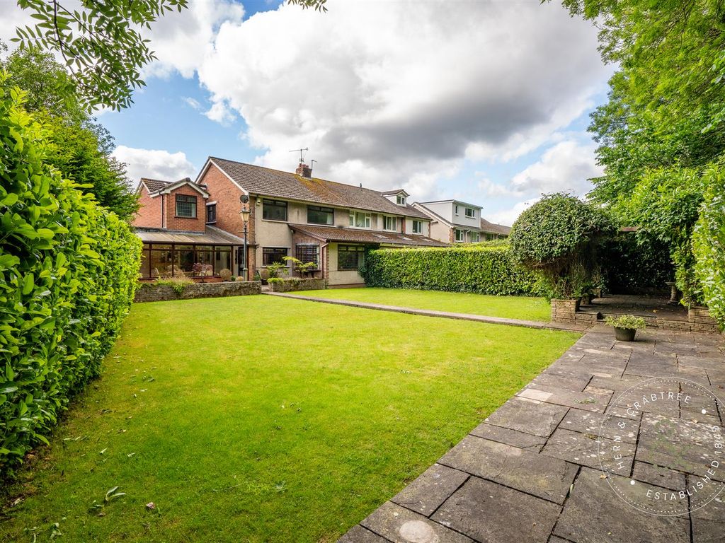 4 bed semidetached house for sale in Heol Y Coed, Rhiwbina, Cardiff