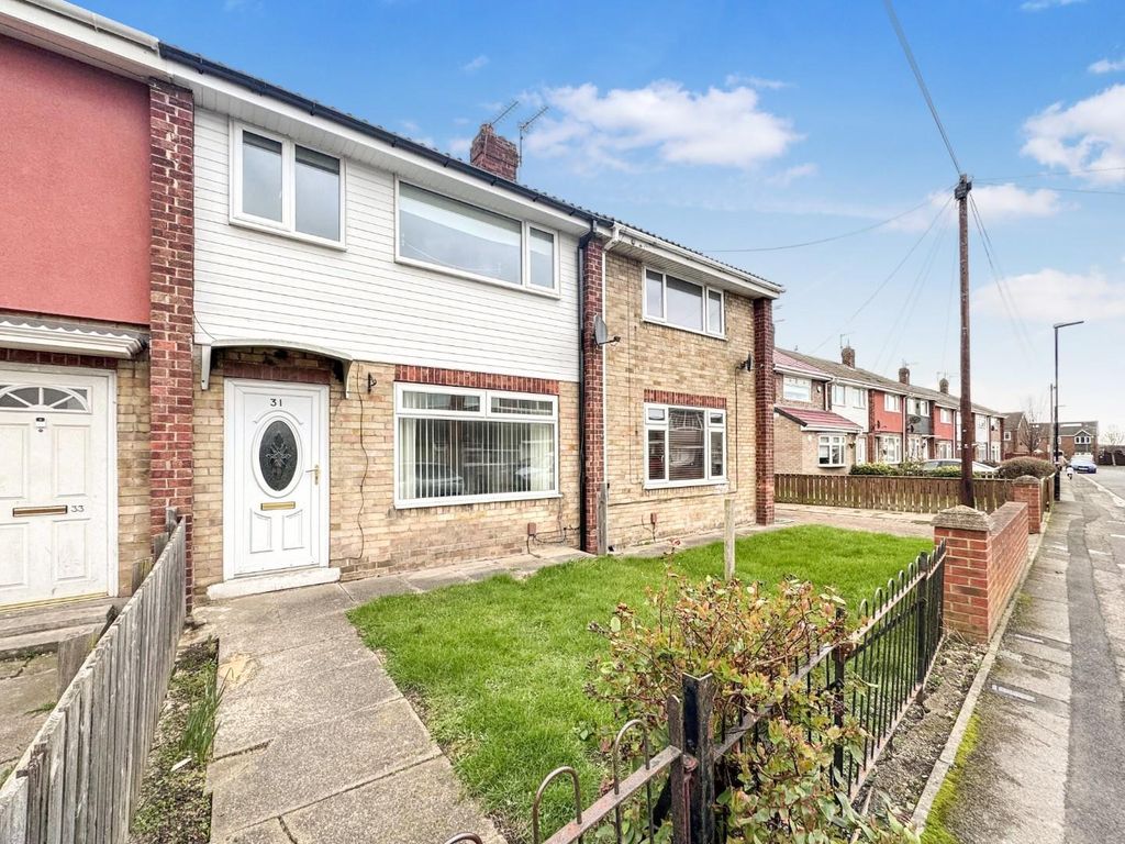 3 bed terraced house for sale in Jones Road, Hartlepool TS24, £89,950