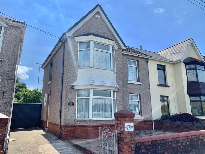 3 bed semidetached house for sale in Old Road, Briton Ferry, Neath