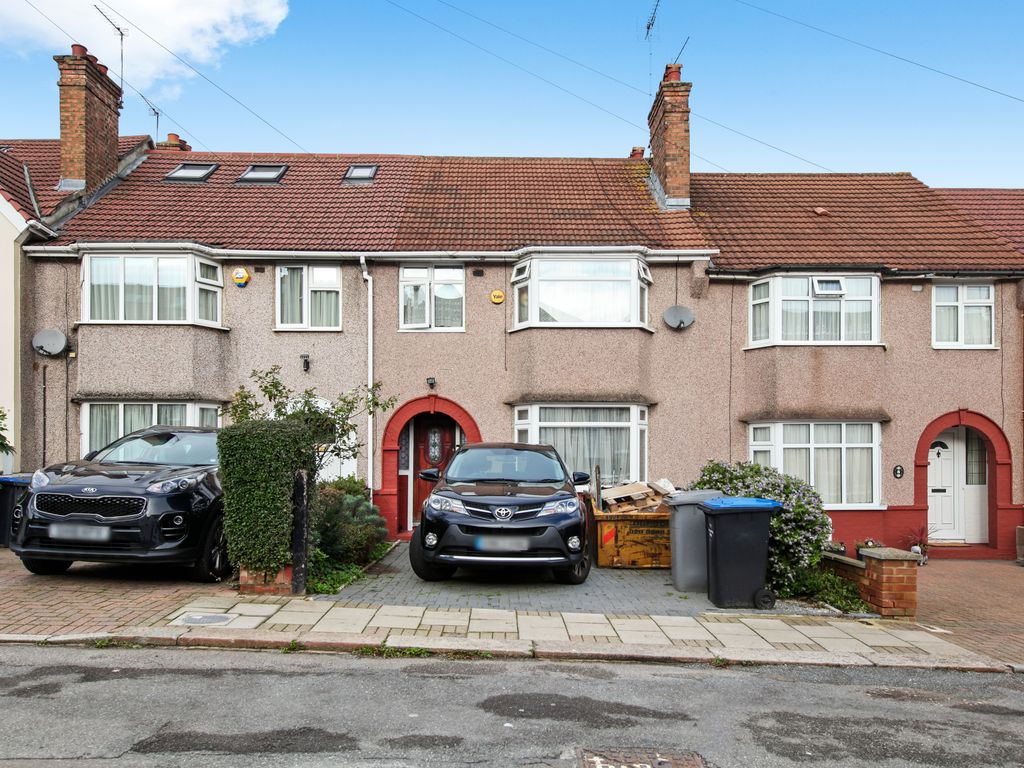 3 bed terraced house for sale in Chipstead Gardens, London NW2, £