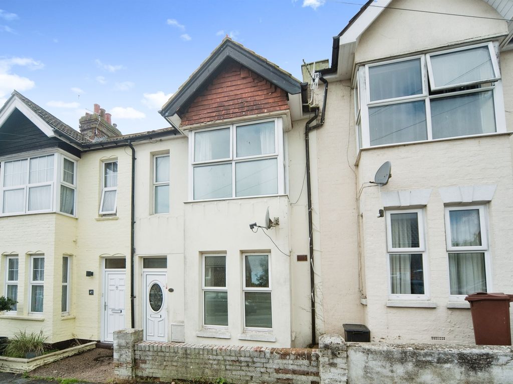 4 bed terraced house for sale in North Road, BexhillOnSea TN39, £