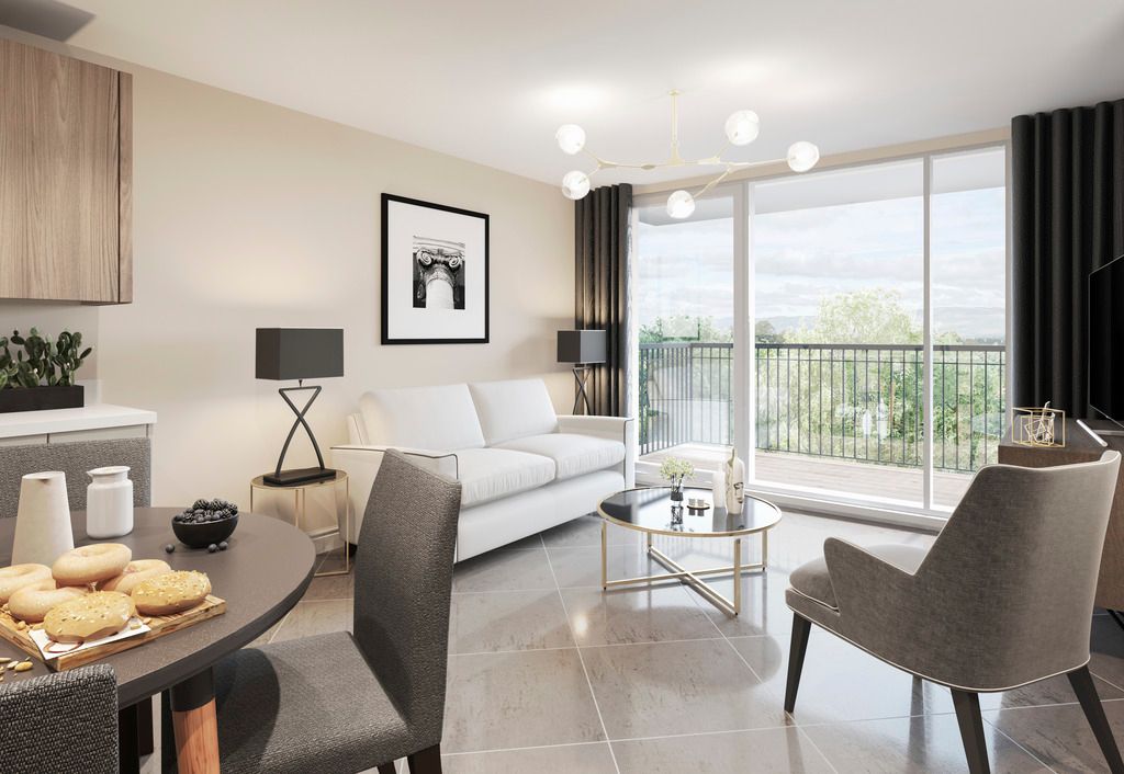 New home, 2 bed flat for sale in "Brodie" at Richmond Park Terrace