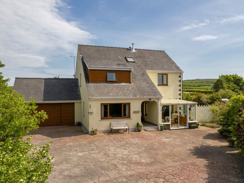 4 bed detached house for sale in Station Road, Letterston