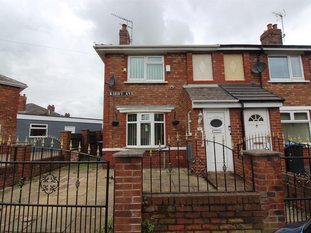 2 bed end terrace house for sale in Kirby Avenue, Middlesbrough TS5, £